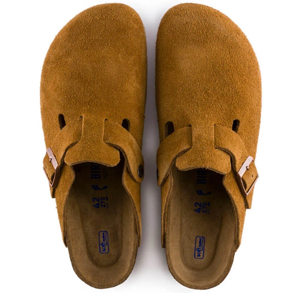 Birkenstock Brown Suede Mules